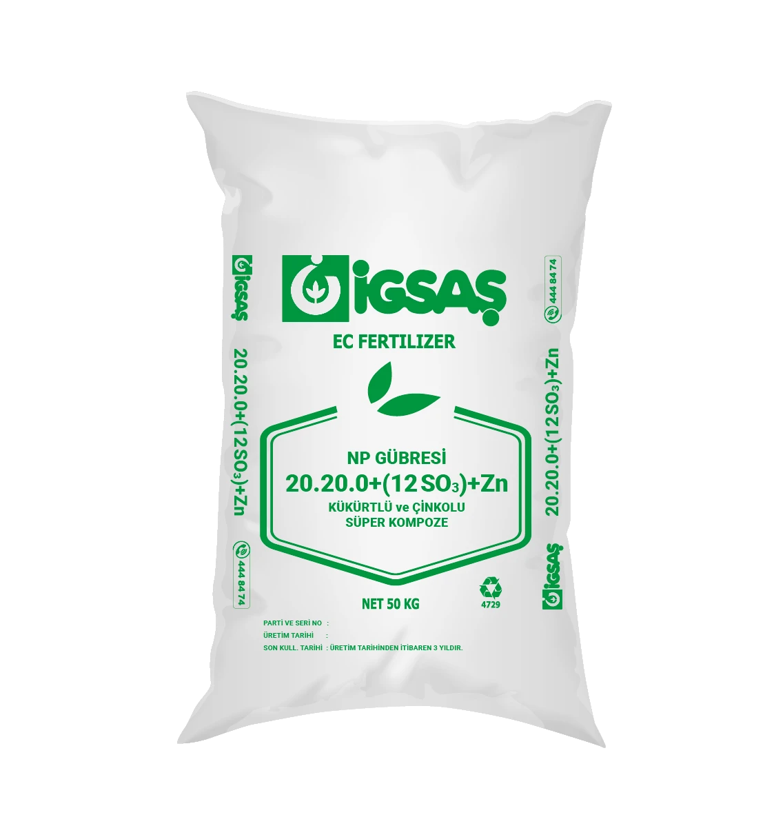 İGSAŞ 20.20.0 KÜKÜRTLÜ VE ÇİNKOLU SÜPER KOMPOZE